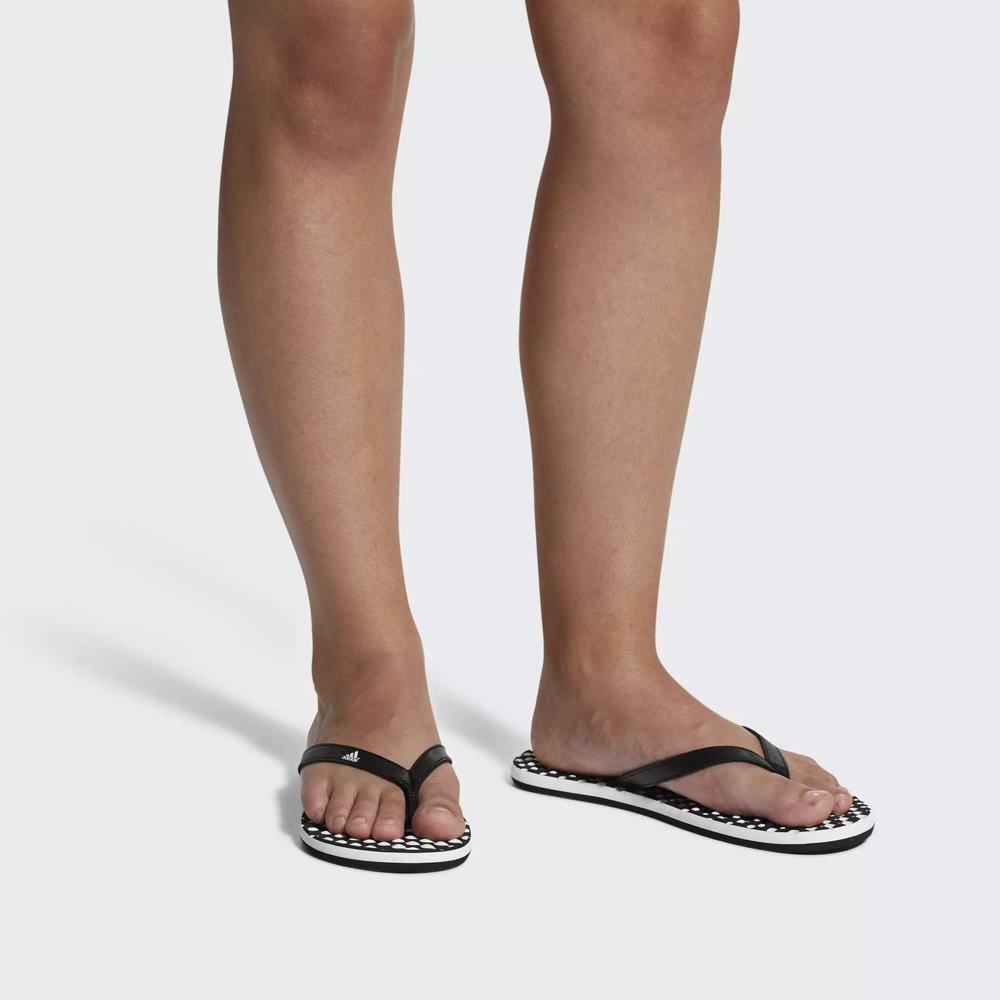 Adidas Eezay Dots Sandalias Blancos Para Mujer (MX-10359)